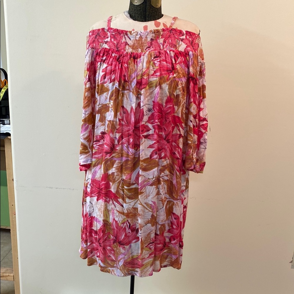 sOliver Floral Pink  Women's Dress size 8